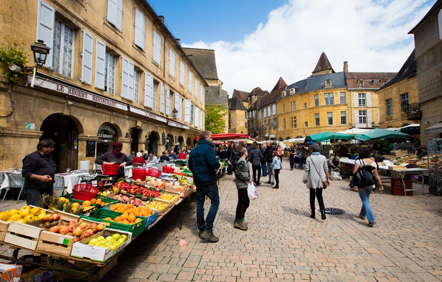 Domaine De Fromengal : marché de Sarlat